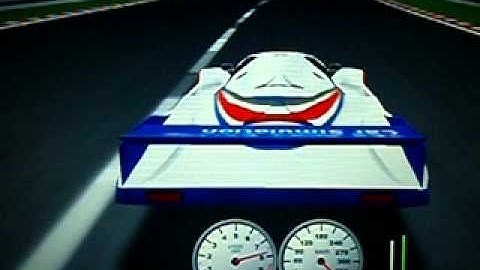 Torcs The Open Racing Car Simulator Porsche 962 breaking sound barrier!!!