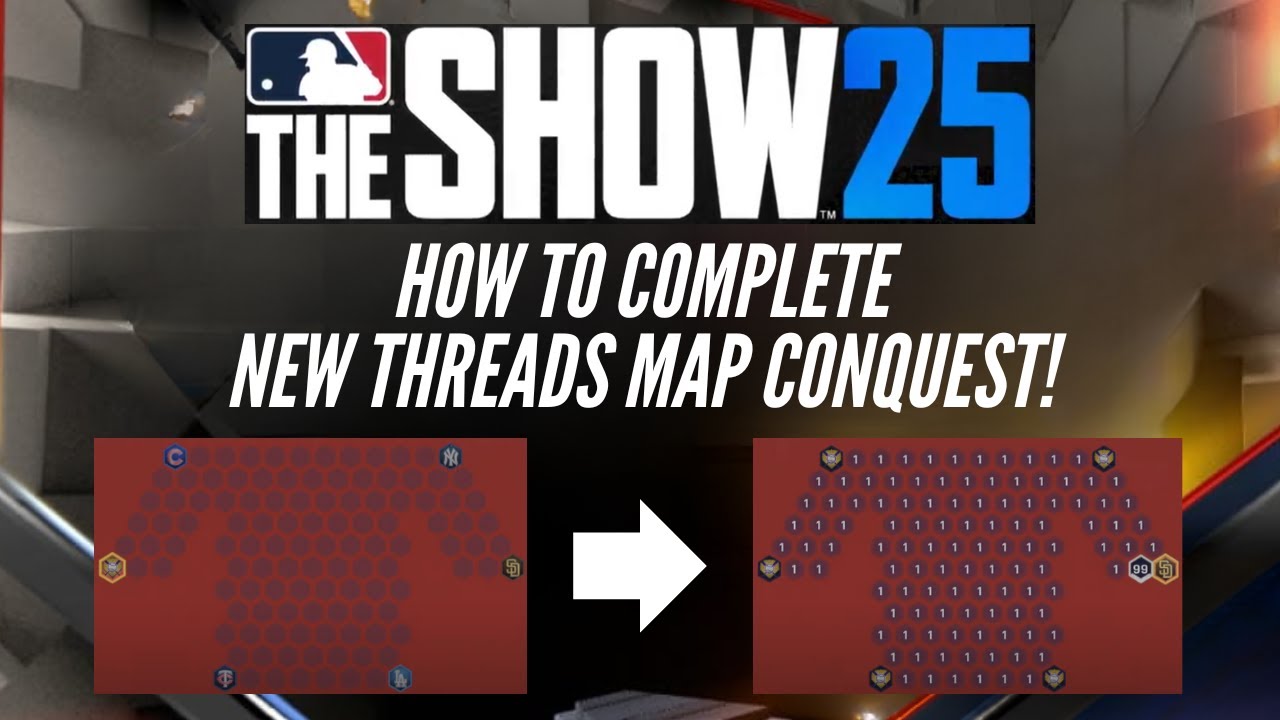 MLB the Show 25: How to Complete New Threads Map Conquest *All Rookie ...