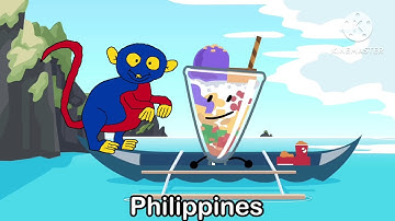 Countries as Object Show Characters with Names & Stereotypical Music (ft. Countryanimals)