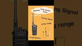 Retevis RT86 Long Range Walkie Talkies for Hotel and warehouse logistics #radio #walkietalkies