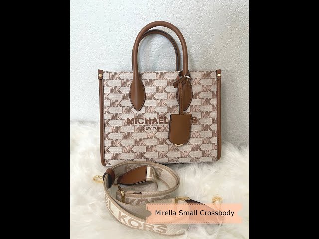 Michael Kors Mirella Small Logo Jacquard Crossbody Bag