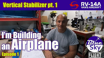 Verticale stabilisator p1 | Het bouwen van een Vans RV-14 vliegtuig Ep1