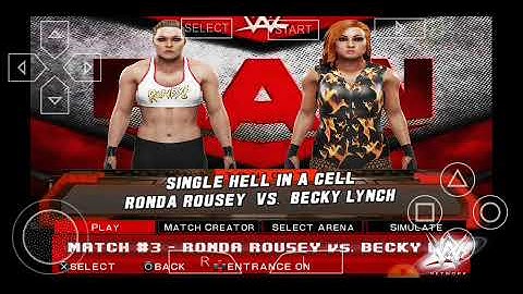 Randa Rousey vs Becky lynch ppsspp johns norman