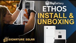 BigBattery 48V ETHOS & EG4 18kPV Hybrid Inverter Installation and Unboxing