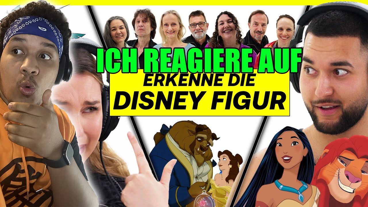 ICH REAGIERE AUF ''SAG MIR WELCHE DISNEY FIGUR ICH SPRECHE'' | 07