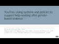 YouToo: Using Systems and Policies to Support Help-Seeking After Gender-Based Violence