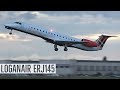 Loganair Embraer E145 - Sheffield United - Doncaster Sheffield Airport [HD]