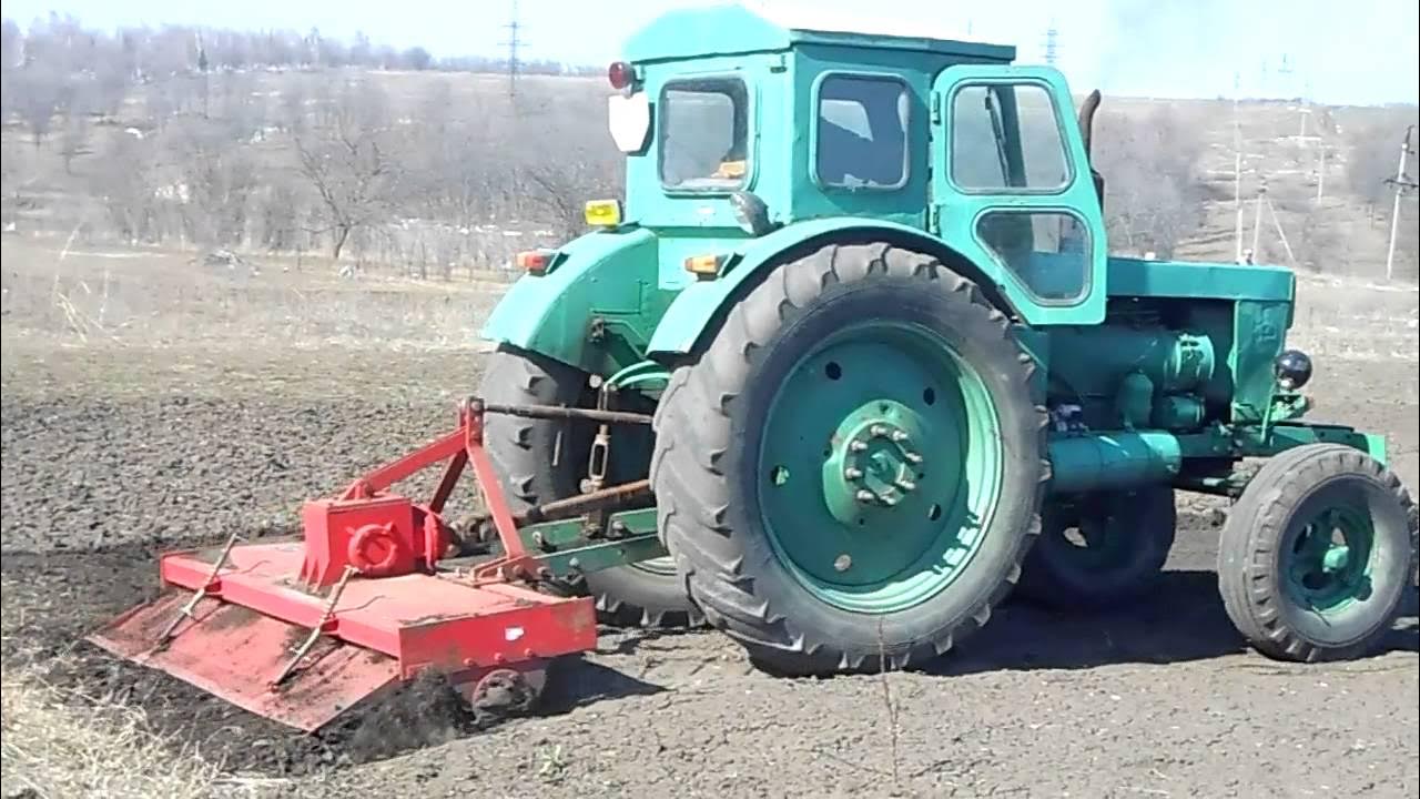 Трактор с фрезой фото