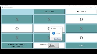 TicTacToe GUI Game In PYTHON With Source Code | Source Code & Projects screenshot 2