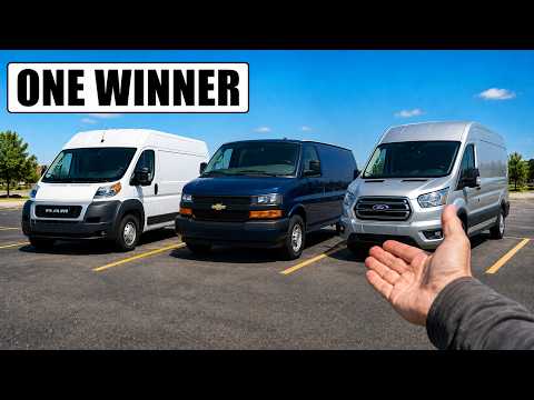 We Tested 7 Best-Selling Vans for Van Life — One CLEAR Winner
