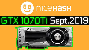 GTX 1070 Ti Mining on Nicehash 2019 Sept