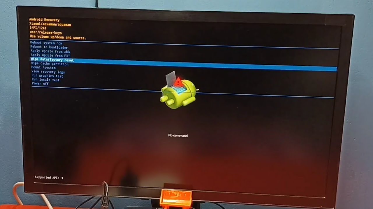 MI TV and Android TV Recovery Mode Repair TV Wipe Data/Factory