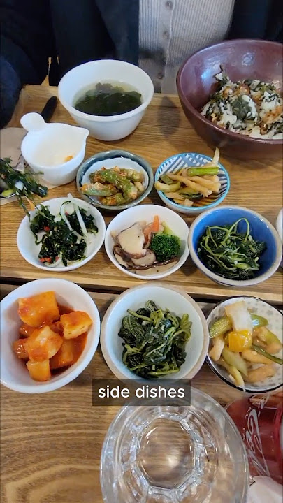 This Korean place focuses on their side dishes