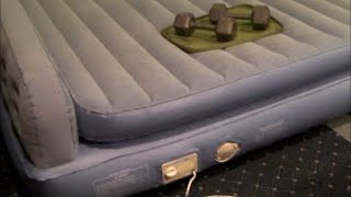 Repair Air Mattress Air Bed leaks and tears with hot melt glue gun