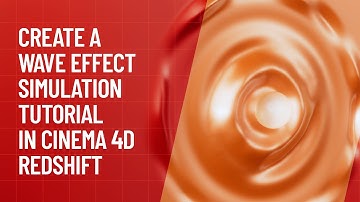 Create a Wave Effect Simulation - Cinema 4D Tutorial