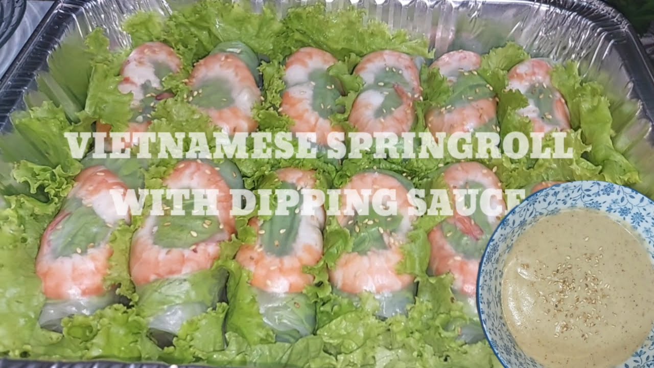 Vietnamese Spring Rolls & Dipping Sauces (with video)
