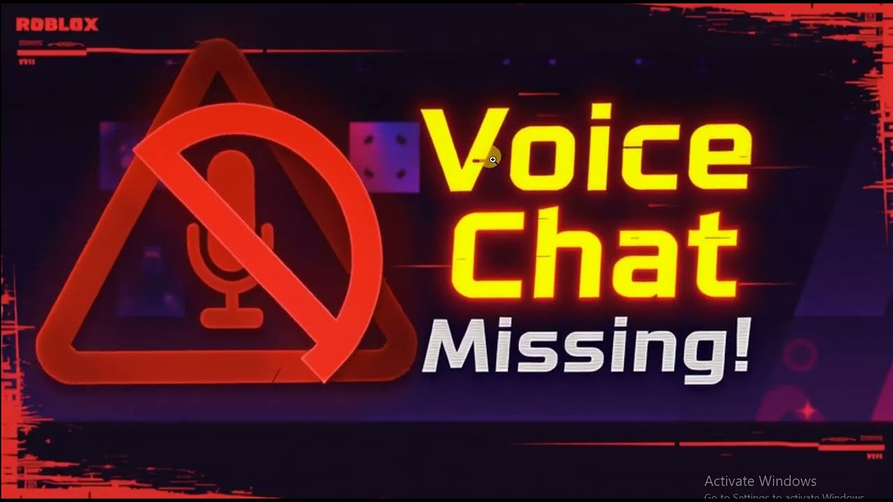 How to fix Voice chat option disappeared and replaced by voice data usage in Roblox