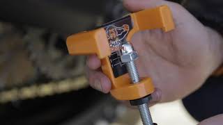 Tru-Tension Chain Monkey - Motorcycle Tutorial - How to adjust a motorcycle chain