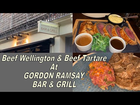 Gordon Ramsay Steak Famous British Beef Wellington At Gordon Ramsay Bar x Grill Park Walk London