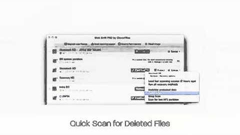 How to recover deleted files from Mac OS X with Disk Drill