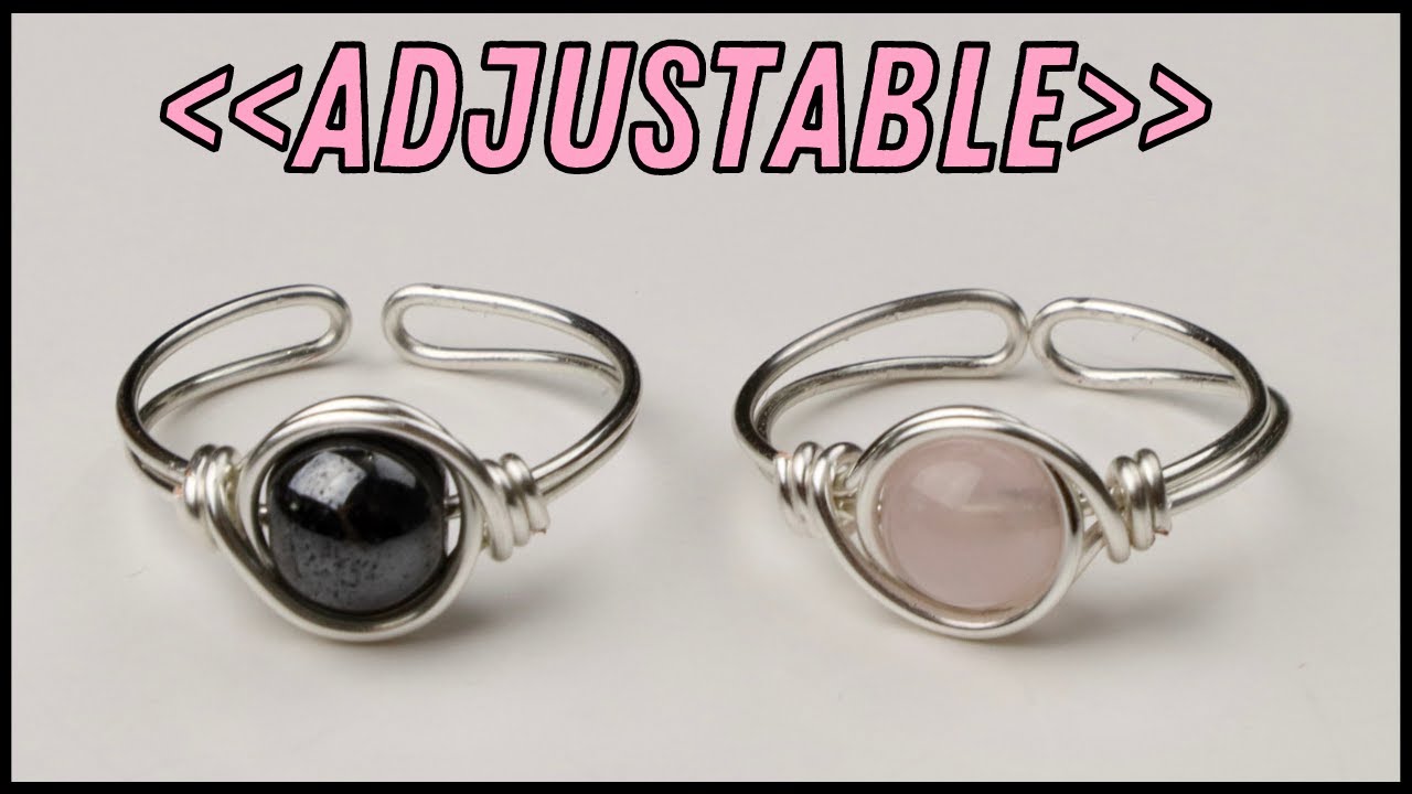 Adjustable Semi-Precious Stone Wire Ring To Sell Tutorial