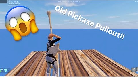 How To Get The Old Pickaxe Animation!!