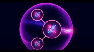60 second timer Neon Circle