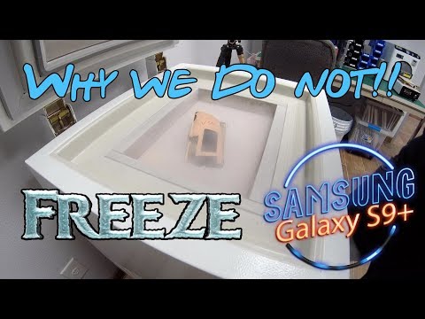 Samsung Galaxy S9/S9 Plus Cracked Screen Repair Freezing and Mid Frame Removal - Why We Don&rsquo;t Freeze