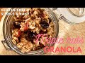 【オートミール】買うよりヘルシー！簡単メープルナッツグラノーラの作り方 |How to make Maple Nuts Granola(vegan)