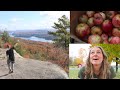 Fall Adventures : Hiking a Mountain : Making Apple Cider : Flower Hill Farm