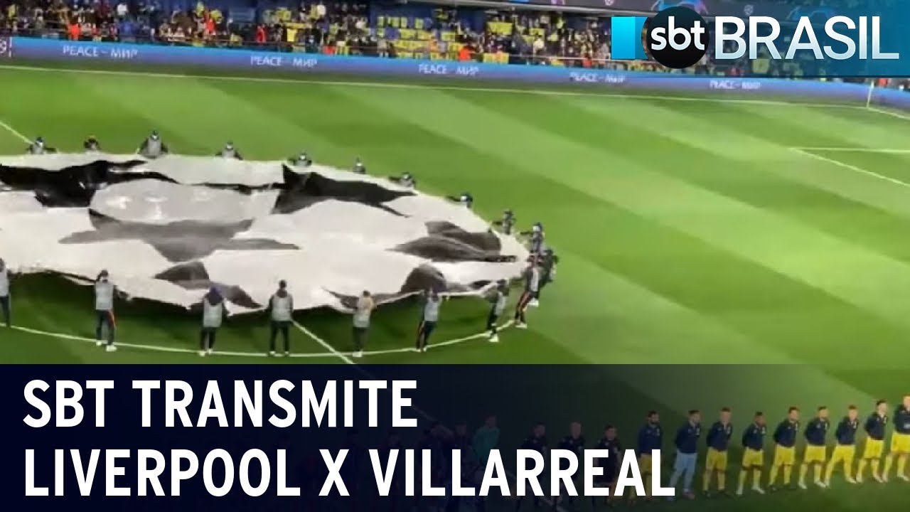 SBT transmite jogo entre Liverpool e Villarreal pela Liga dos Campeões | SBT Brasil (30/04/22)