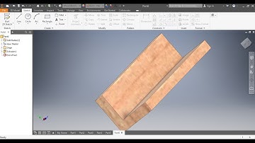 Drawing the Profile, the Shape of L 90 degree anle with AutoCAD Inventor, ( CAD2601 Unisa Tutorial )