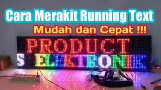 CARA MEMBUAT RUNNING LED MENJADI RUNNING TEKS