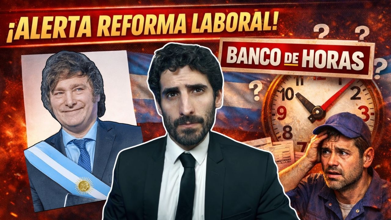 🚨ALERTA🚨 BANCO DE HORAS: cómo funciona desde HOY en Argentina y qué pasa con las HORAS EXTRAS.