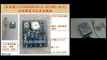 [芸庭樹工作室] ATGM336H GPS / BD 北斗全球衛星定位系統模組 硬體電路介紹及使用