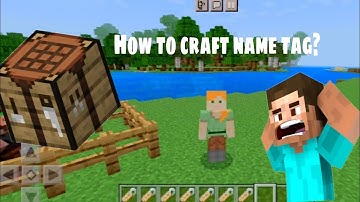 How to craft/make name tag in minecraft ultimate guide