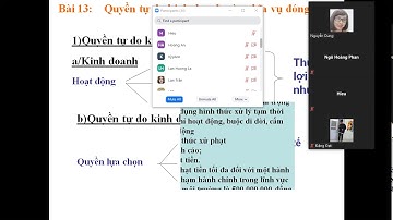 GDCD 9: - Bài 13: Quyền tự do kinh doanh và nghĩa vụ đóng thuế (Dạy học trực tuyến - Lớp 9C)