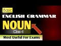 English Grammar course. Explanation of Noun. (A part of speech)