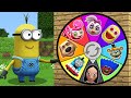 SPIN THE WHEEL AND GET BEN, MOMMY LONG LEGS, FNAF FREDDY, HUGGY WUGGY, MINION.EXE in Minecraft