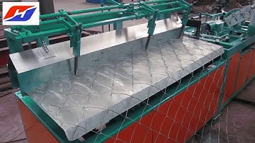 High speed automatic PLC control chain link fence machine