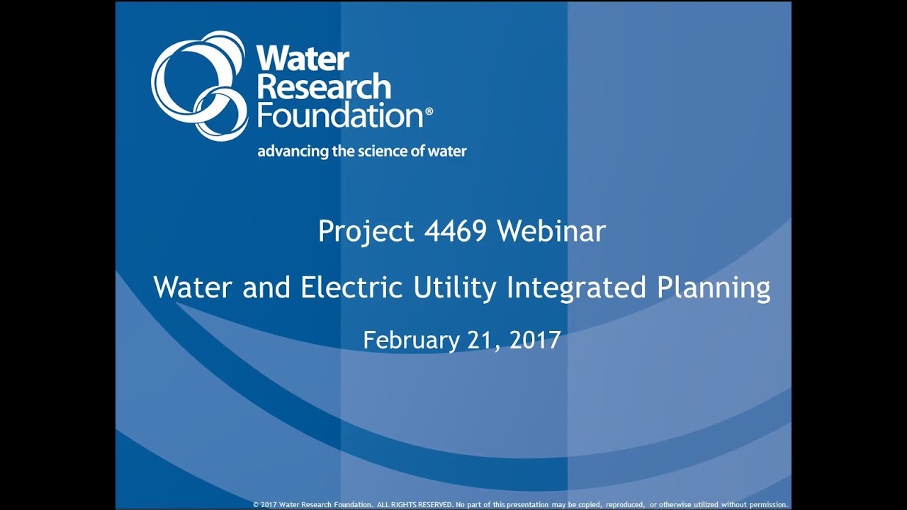 Water and Electric Utility Integrated Planning YouTube