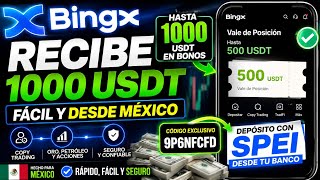 BingX está REGALANDO 1000 USDT a usuarios de México 😲🔥