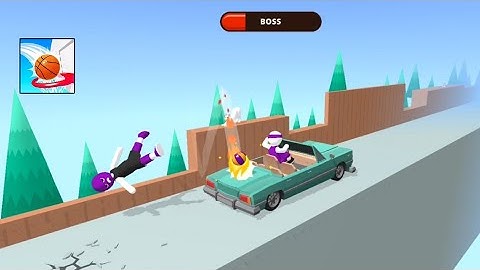 Bounce Dunk ​- All Levels Gameplay Android ios Games (Lvl 14 🆙 ) #casualgames