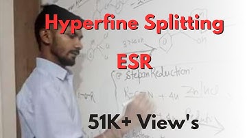 Hyperfine splitting in ESR  Spectroscopy | Easy explanation by Dr. Sumit Ringwal 