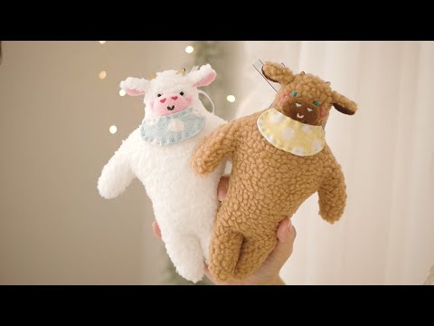 2021 <strong>소띠해</strong> 『힘내소』🐮『고맙소』 소 인형 만들기 + 무료패턴도 있어요~ Make Cow Plush Doll + Free Pattern