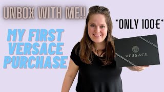 VERSACE UNBOXING // MY FIRST VERSACE PURCHASE *I CAN'T BELIEVE THE PRICE*