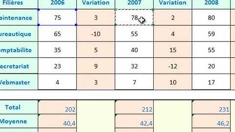 Tutoriel Excel : Utilisation des fonctions Somme   Moyenne   Maximum et Minimum