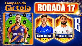 ARRISQUEI EM 3 NOMES PARA MITAR | DICAS RODADA 17 | CARTOLA 2026