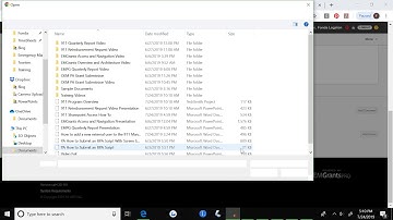 How to Upload Documents to EMGrants Video