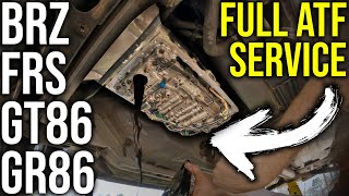 Subaru BRZ, Scion FRS, Toyota GT/GR86 ATF Service, Done Right! Easy DIY!